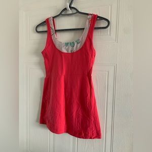 2/$30 RARE Lululemon Floral Mesh Tank Size 2